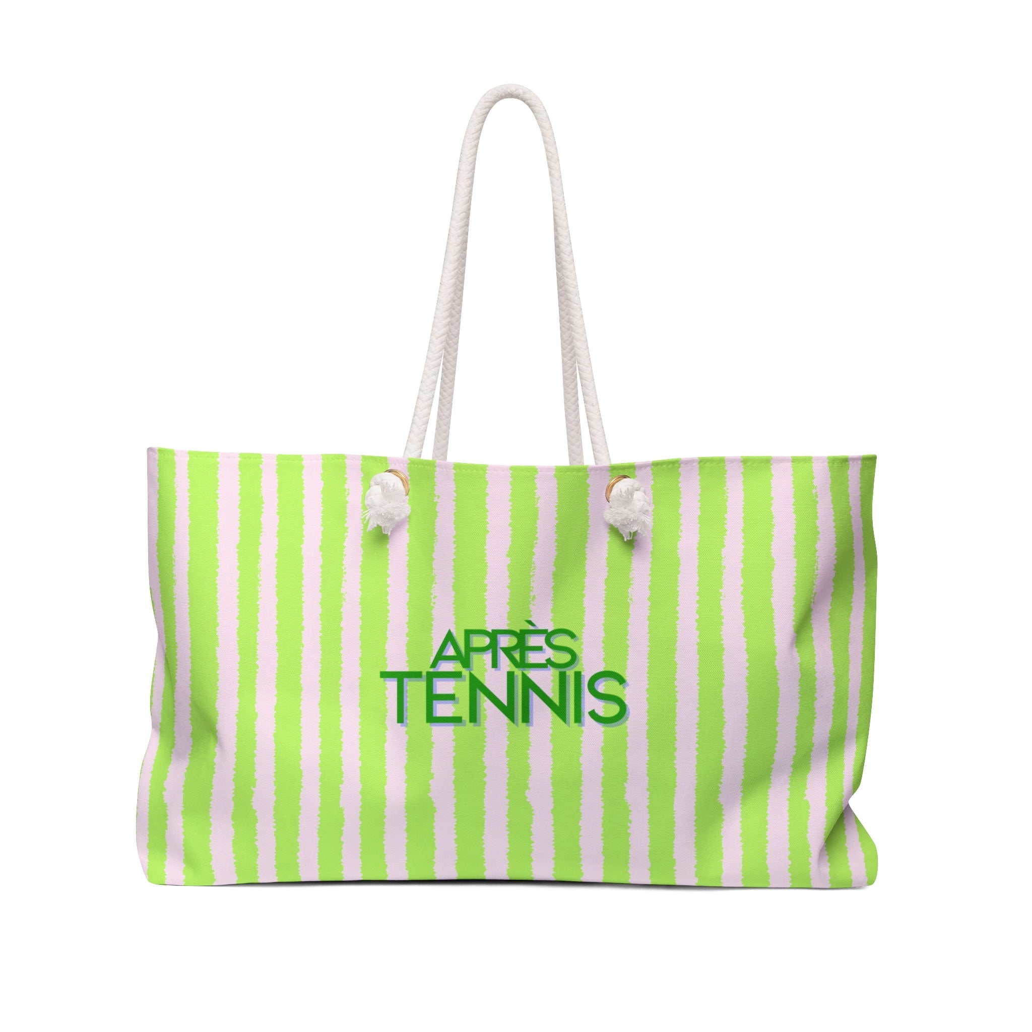 Aprés Tennis Oversized Tote Bag, Tennis Green